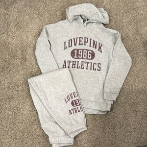 Victoria’s Secret Pink Hoodie and Sweatpants Size Small